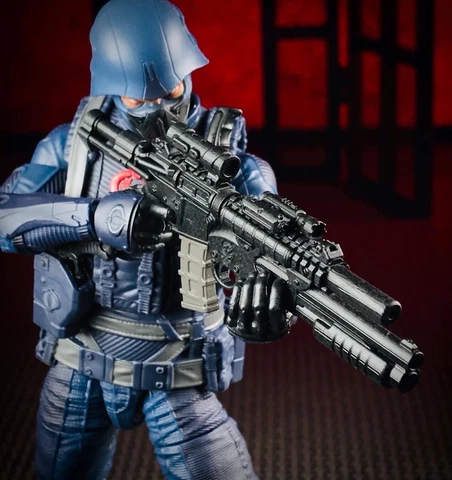 1:12  AR w/ Masterkey Shotgun For G.I. Joe Classified 6” Action Figures 198A Bk Cover