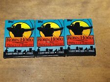 Lot Of 3 1991 Topps Robin Hood Prince Of Thieves Trading Cards Sealed Packs