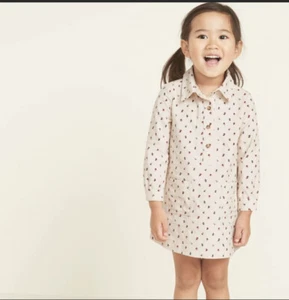 NWT OLD NAVY FLORAL CORDUROY DRESS 3T NEW - Imagen 1 de 2