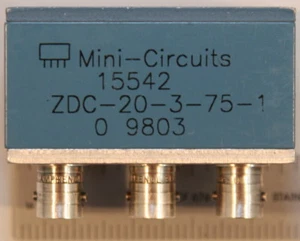 Mini-Circuits ZDC-20-3-75-1 Dir Coupler 55-90MHz 75 Ohm - Picture 1 of 2