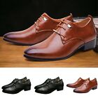 Mens Shoes Fashion Classic Style British Retro Pointed Toe Shoes Men Leather