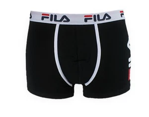 FILA Boys Boxer Trunks Boxer Brief Size 128 - 164 Black White NEW - Picture 1 of 2