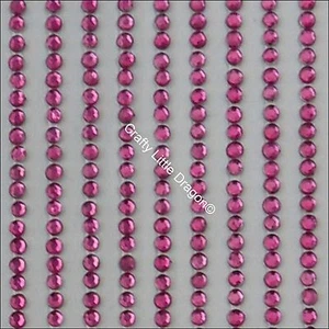 1760 x 2mm PINK Rhinestone Diamante Stick On Self Adhesive Strip Row Craft GEMS - Picture 1 of 1
