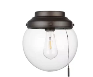 H B Universal Bronze Ceiling Fan LED Light Kit - Picture 1 of 2