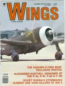 Revista WINGS diciembre 1982 Stormavik, Spruce Goose - Imagen 1 de 3