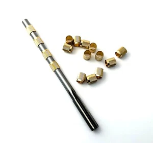 3/8 Throttle Shaft Bushing repair Worn Carburetor contain Reamer 16 pcs Bushing - Picture 1 of 3