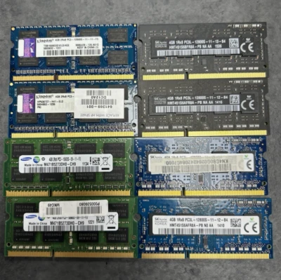 2 x 4GB DDR3 Laptop RAM Mixed Brands - Image 1 of 4