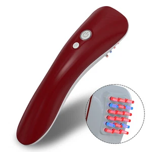Laser Hair Growth Comb Red Blue Light Therapy for Women Mens Anti Loss Treatment - Picture 1 of 6