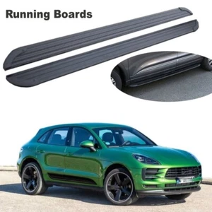 Fit For Macan 2014-2024 Running Boards Side Steps Pedal Nerf Bar - Picture 1 of 8