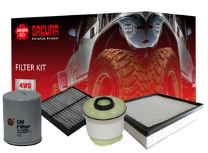 Sakura K-18330 Filter Service Kit fits Mitsubishi Triton MQ/MR Pajero Sport Q... - Picture 1 of 4