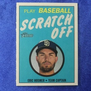 2019 Topps Heritage #18: Eric Hosmer [Scratch Off] (INS-194) - Picture 1 of 1