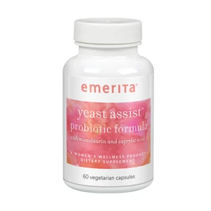 Emerita Yeast Assist Probiotic Formula | 30 Serv | 60 Capsules - Picture 1 of 6