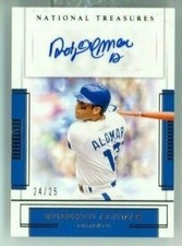 2020 Panini National Treasures ROBERTO ALOMAR on Card Auto/25 Toronto 