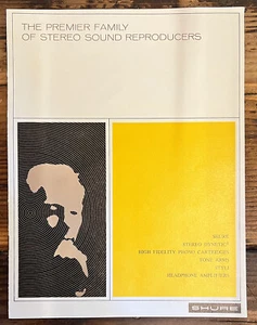 Shure V15 Type II M55E M3D M7 M44 7pg Brochure *Original* - Picture 1 of 1