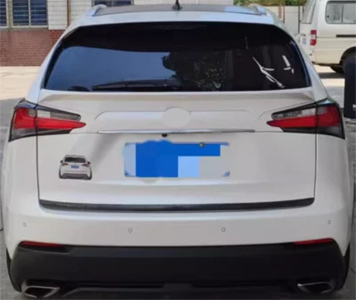 Labio de alerón blanco perla del maletero trasero medio para Lexus NX200T NX300H 2015-2017 Foto 1 de 3
