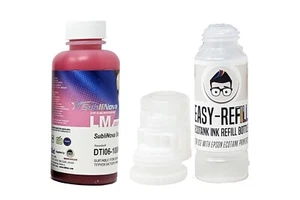 Inktec Light Magenta Sublimation Ink for EPSON Ecotank [Inc Easy Refill Bottle] - Picture 1 of 1
