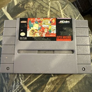 Krusty's Super Fun House Super Nintendo SNES OEM Authentic Game Cartridge Tested - Picture 1 of 9