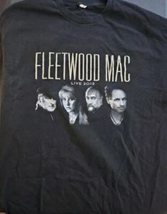 2013 FLEETWOOD MAC TOUR LIVE 2013 TOUR T-SHIRT XL Black Stevie Nicks - Picture 1 of 3