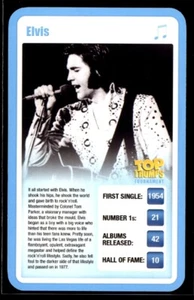 ELVIS 2009 Top Trumps Pop Stars Pop Culture C1 - Picture 1 of 2