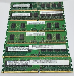 SAMSUNG 512MB DDR MEMORY RAM 1Rx8 PC2 5300 E / U 184 PIN 333 MHZ 2007~2013 PC's - Picture 1 of 4