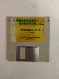 Floppy Disk 3,5 COMPUTER PRATICO Gruppo Editoriale BRAMANTE VIDEO RAI - DOS 1/4 - Photo 1/5