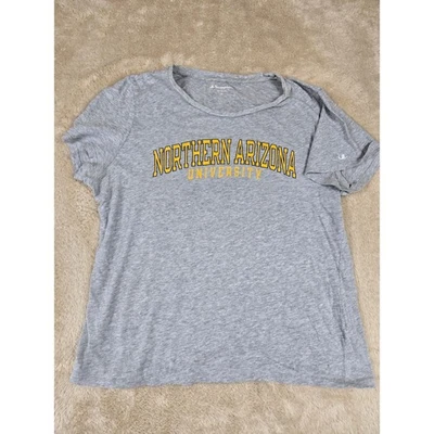 Camiseta para mujer Northern Arizona University NAU Champion gris gráfica XL Foto 1 de 4