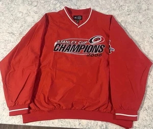 Carolina Hurricanes XXL 2006 Stanley Cup Champion G-III Sports Wind Breaker - Picture 1 of 13