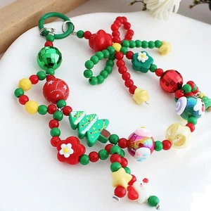 Christmas Mobile Phone Strap Xmas Tree Mobile Chain Lanyard  Mobile Phone - Picture 1 of 5