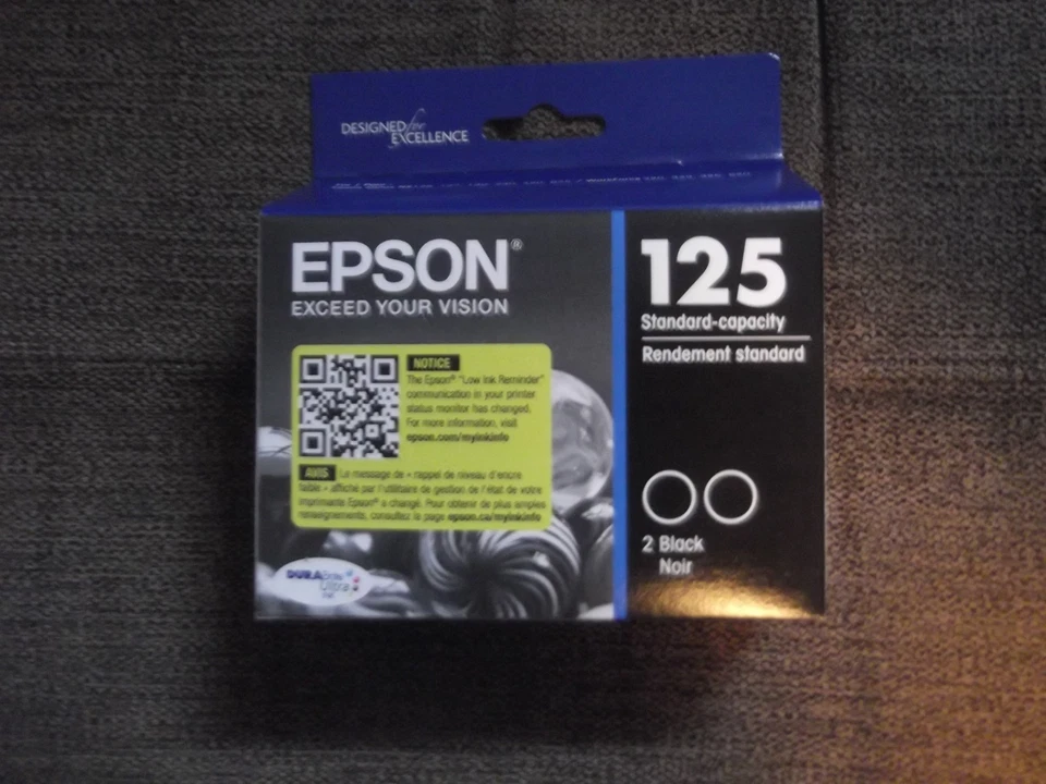 Cartucho de tinta negra Epson 125 - T125120-D2 Foto 1 de 1