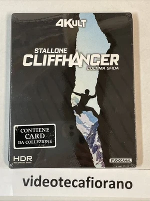 CLIFFHANGER l'ultima sfida (1994) 4K ultra hd + blu ray nuovo SYLVESTER STALLONE - Immagine 1 di 4