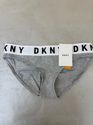 DKNY Women's Cozy Boyfriend Bikini Underwear S Gray DK4513 - Image 1 of 3