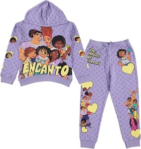 Disney Girls ENCANTO Hoodie and Jogger Clothing Set - Mirabel, Isabela and... - Picture 1 of 20