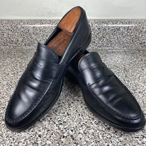 Tod's City Gommino Black Leather Penny Loafers Loafers Driving Shoes UK 7/ US8 - Picture 1 of 24