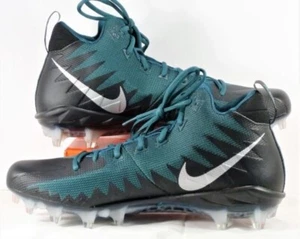 Nike Alpha Menace Pro Mid Football Cleats~Mens 16~Green& Black~NEW~915414-024 - Picture 1 of 5