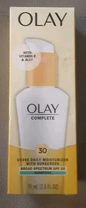 Olay Complete LSF 30 Abwehr tägliche UV-Feuchtigkeitscreme (2,5 flüssige Unzen) Ablaufdatum 09/2025  - Bild 1 von 5