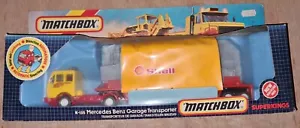 Matchbox Superkings K-135 - Mercedes Benz Shell Garage Transporter - Excellent - Picture 1 of 16