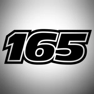 4 pegatinas personalizadas de números de carrera calcomanías motocross pruebas de suciedad bicicleta MX - Imagen 1 de 2