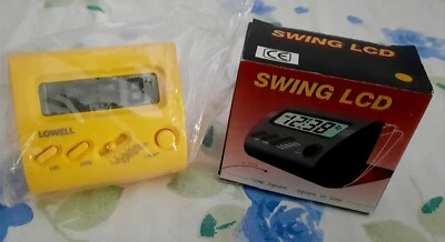 Sveglia Al Quarzo Swing Lcd  Colore Giallo Vintage  - Image 1 of 4