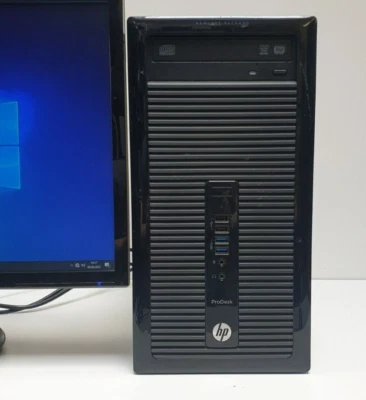 HP ProDesk 400 G1 PC i3-4130 3,40GHz 256GB SSD 8GB Windows 10 Pro Computer - Bild 1 von 4