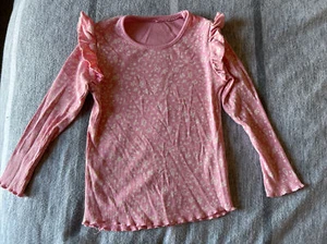 Girls Long Sleeved Pink T Shirt Age 2-3 Years - Picture 1 of 2