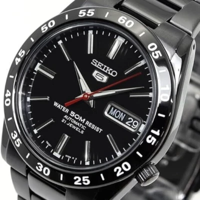 SEIKO SEIKO5 SNKE03K1 Black Automatic Men's Watch New in Box From Japan - Image 1 of 4