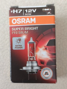 Osram H7 12V 80W SUPER BRIGHT PREMIUM 62261SBP Hochleistungslampe Neu