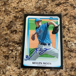 Kellen Moen Signed 2011 Bowman Draft Rc Auto Kansas City Royals   