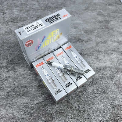 Set of 4PCS NGK 94124 Laser Iridium Spark Plugs ILKAR7L11 for Mazda CX-30 CX-5 - Image 1 of 2