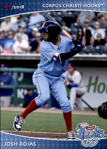 2018 Corpus Christi Hooks Grandstand #26 Josh Rojas Glendale Arizona AZ Card