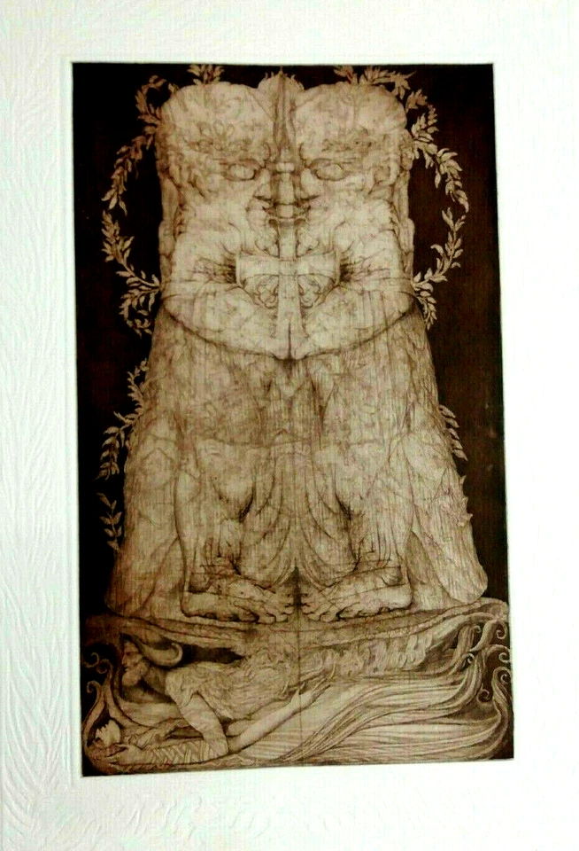 Ernst Fuchs, 1977, Die Paarung und Zeugung, nummeriert, handsigniert - Bild 1 von 1