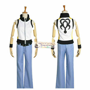 Kingdom Hearts : Dream Drop Distance Riku Uniform COS Clothing Cosplay Costume /