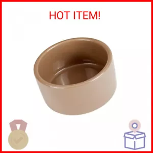 Kaytee Stoneware Ceramic Pet Hamster Bowl, Brown, 5-Inch - Picture 1 of 2