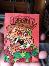 geepeekay GPK Asher Slasher Freddy Krueger sketch card by Steve Crockett