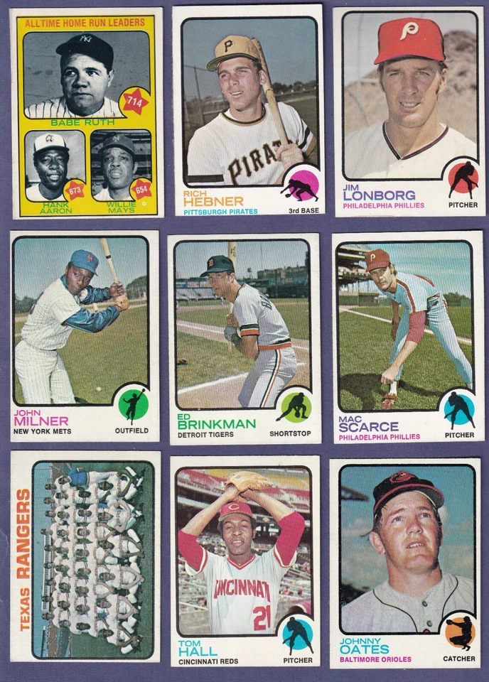 1973 Topps Baseball (1-132) * You Pick * Conditions Listed - Image 1 of 1